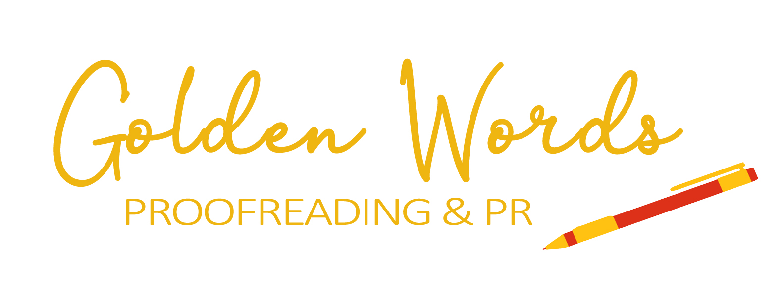 Golden Words Proofreading & PR Logo
